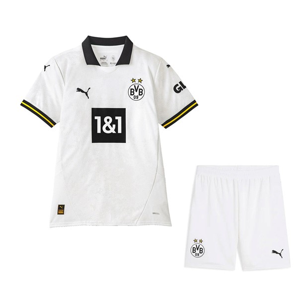 Camiseta Borussia Dortmund Weisse 3ª Niño 2024/25